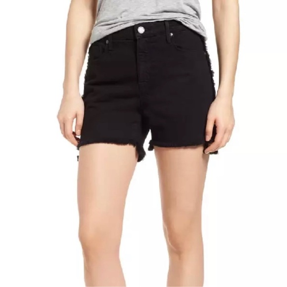 PARKER SMITH Pants - Parker Smith High Rise Black Denim Shorts